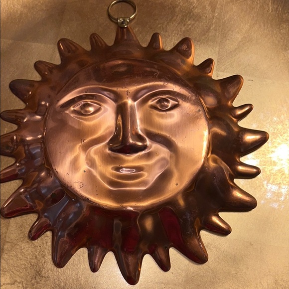 Copper Sun Wall Art - Picture 1 of 1
